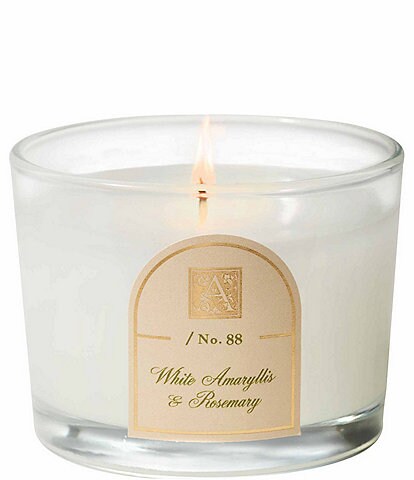 Aromatique White Amaryllis and Rosemary Petite Glass Candle, 4.5-oz.