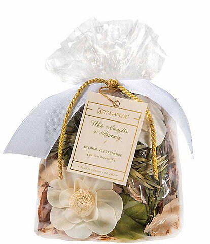 Aromatique White Amaryllis and Rosemary Standard Decorative Home Fragrance Bag