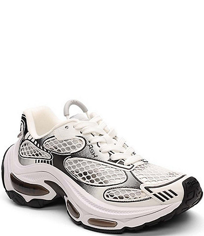 ASH Dragon Mesh Lace Up Platform Sneakers
