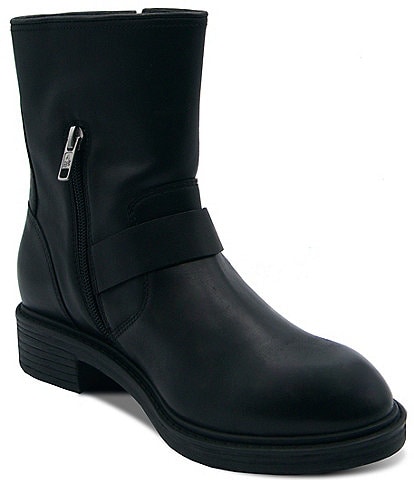 ASH Flame Lily Leather Moto Boots