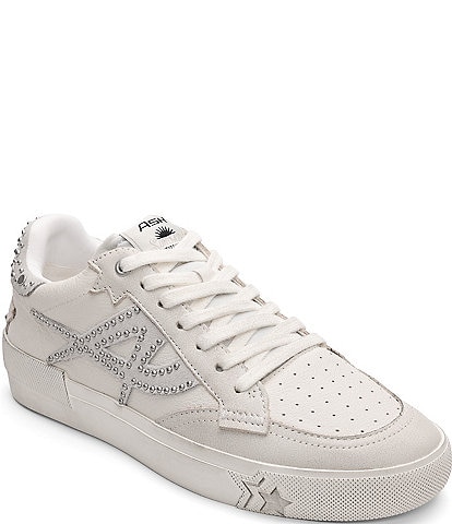 ASH Moonlight Studded Leather Platform Sneakers