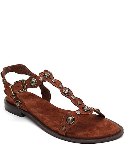 ASH Phanny Suede Studded Sandals