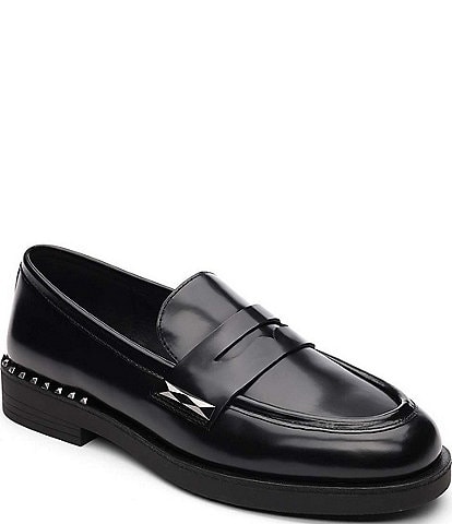 ASH Whisper Stud Leather Loafers