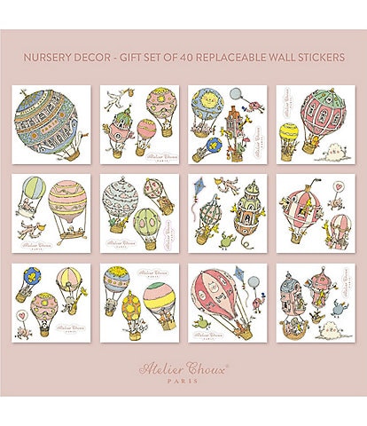 Atelier Choux Paris Baby Nursery 20-Pack Wall Stickers