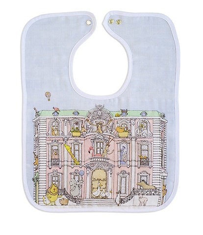 Atelier Choux Paris Organic Cotton Large Toddler Monceau Mansion Bib