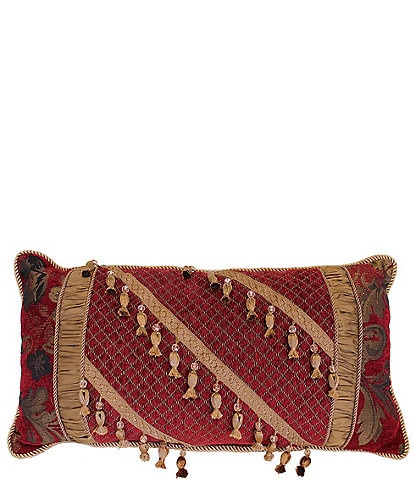 Austin Horn Classics Lismore Red Boudoir Pillow