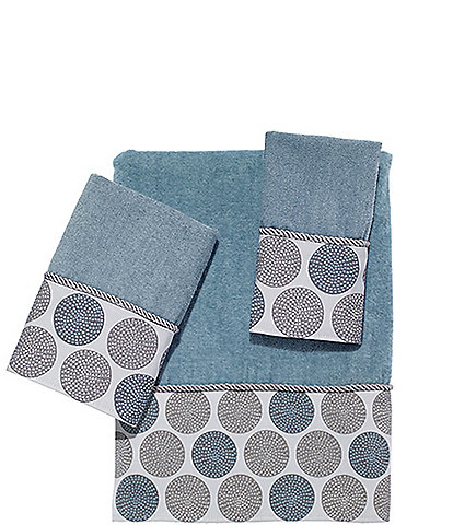 Avanti Linens Dotted Circles 3-Piece Bath Towel Set