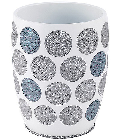 Avanti Linens Dotted Circles Wastebasket