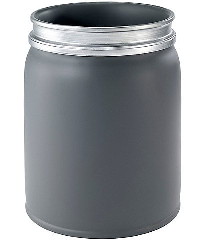 Avanti Linens Memphis Collection Grey Tone Wastebasket