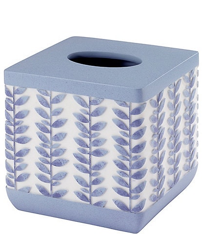 Avanti Linens Monterey Collection Hand-Painted Raised Textured Tissue Box Cover