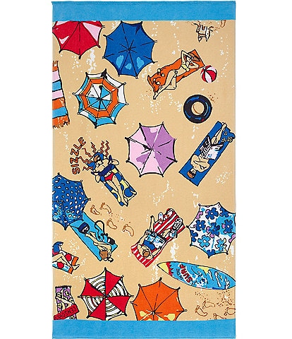 Avanti Linens Nicole Miller At The Beach Beach Towel