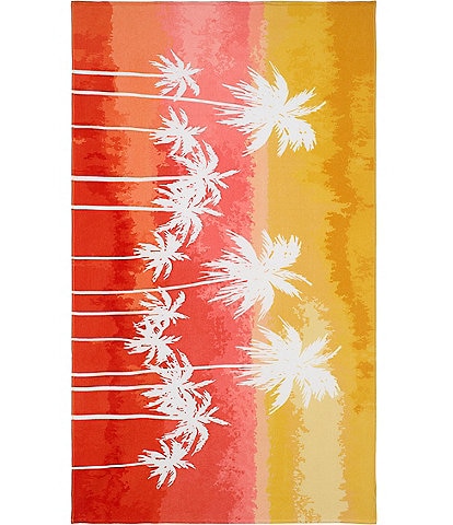 Avanti Linens Outdoor Living Collection Tropical Sunset Beach Towel