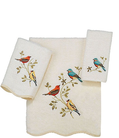 Avanti Linens Premier Songbirds Cotton 3-Piece Bath Towel Set