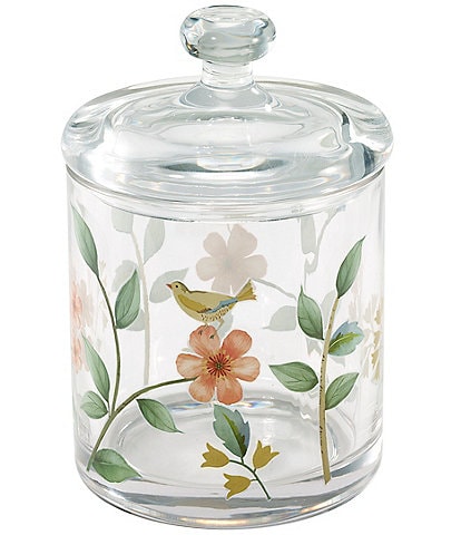 Avanti Linens Pretty Birds Collection Covered Jar