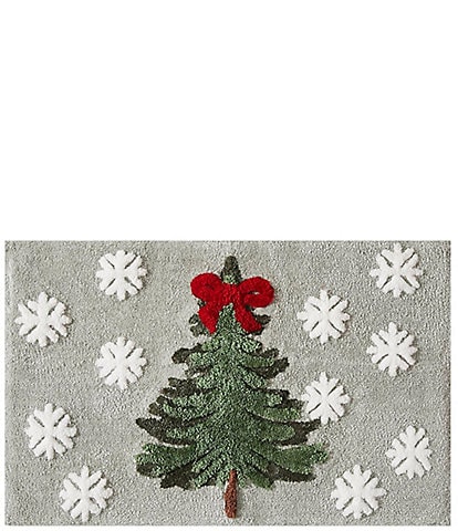 Avanti Linens Snowy Pines Decorative Holiday Bath Rug