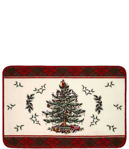 Avanti Linens Spode Christmas Tree® Tartan Bath Rug