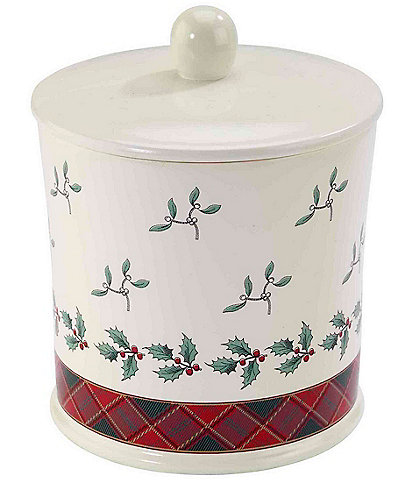 Avanti Linens Spode Christmas Tree® Tartan Covered Jar