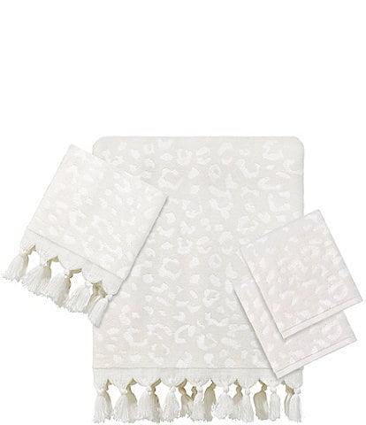 Avanti Linens x Nicole Miller Celina Leopard Print 4-Piece Bath Towel Set