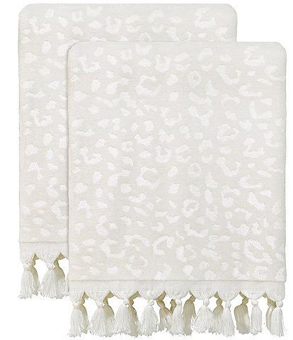 Avanti Linens x Nicole Miller Celina Leopard Print Bath Towel Set