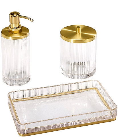 Avanti Linens x Nicole Miller Louise 3-Piece Bath Accessories Set