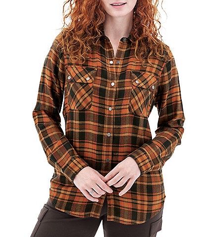 Aventura Emerson Plaid Collared Long Sleeve Shirt