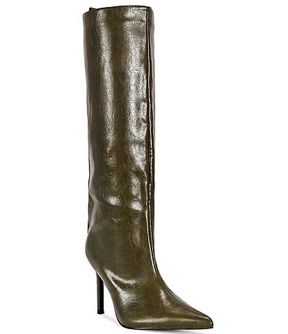 Azalea Wang Alluring Pointed Toe Tall Boots