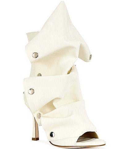 Azalea Wang Birdsong Slouchy Peep Toe Booties