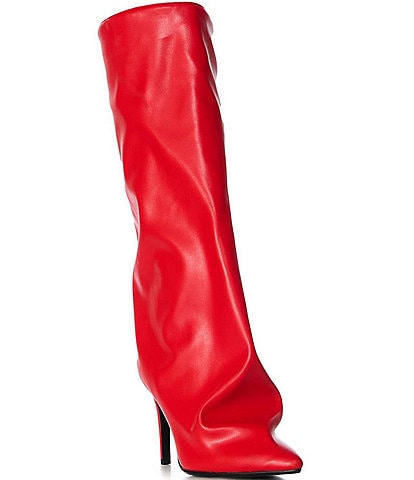 Azalea Wang CoutureCrazy Sculptural Tall Boots