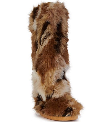 Azalea Wang Fennec Faux Fur Over The Knee Boots