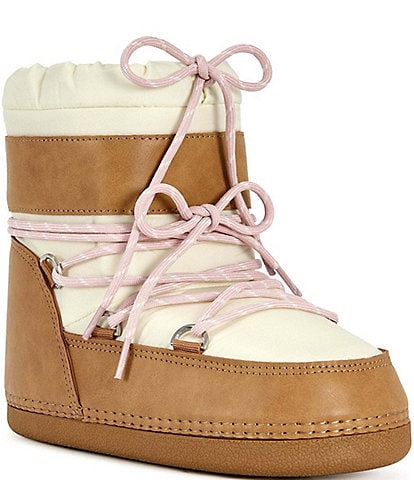 Azalea Wang Gravity Color Block Platform Winter Booties