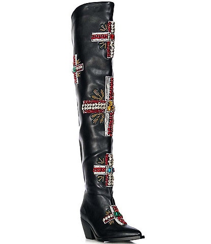 Azalea Wang Jazlyn Western Over-the-Knee Boots