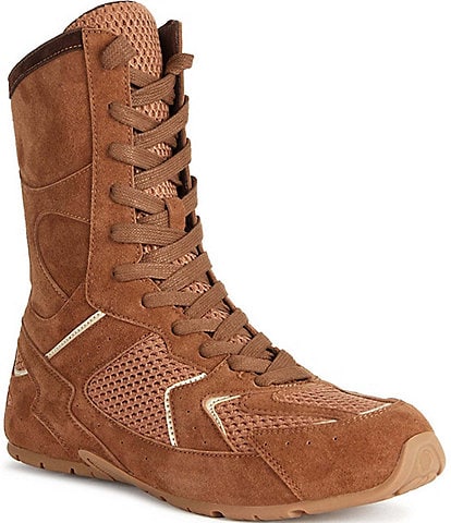 Azalea Wang Zara Lace Up Boxing Booties