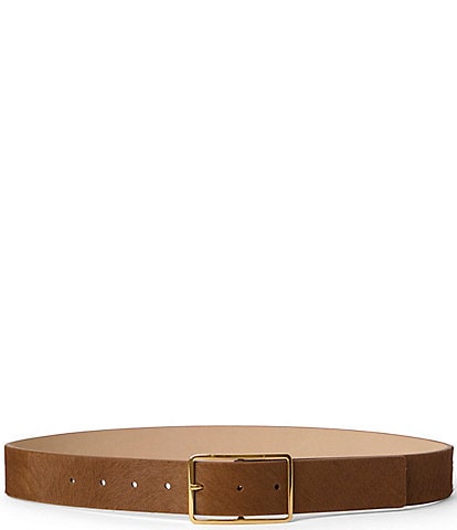 B-Low the Belt Milla Calf-Hair Leather Belt