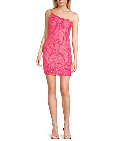 Pink cocktail dress dillards deals