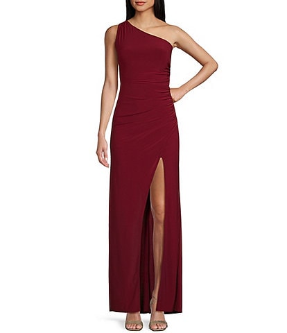 Cutout Split Flare Sleeve One-Shoulder Dress – The Gypsy Den