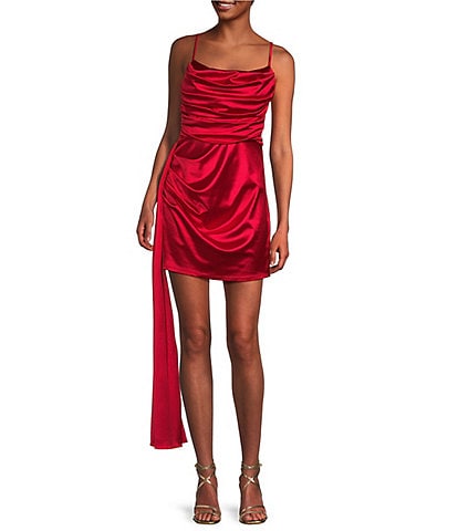 Dillards red dress juniors hotsell