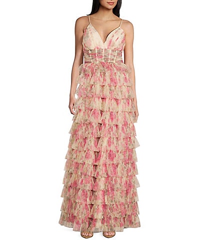 New Guess Women's Dress Size XS Pink Floral Slinky Spaghetti Strap