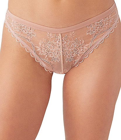 b.tempt'd by Wacoal No Strings Attached Cheeky Lace Mesh Panty