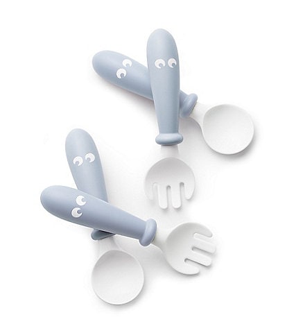 BABYBJORN BPA-Free Plastic 4-Pack Baby Spoons and Forks