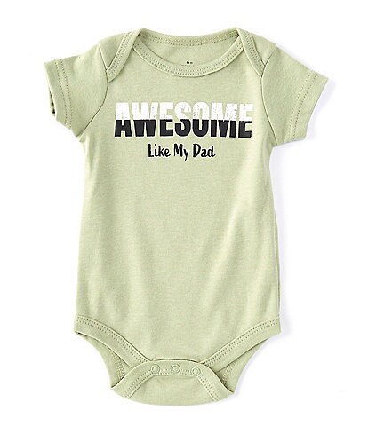 Baby Starters Baby Boys 3-12 Months Short Sleeve #double;Awesome Like My Dad#double; Bodysuit