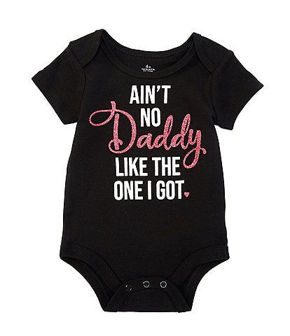 Baby Starters Baby Girl 3-12 Months Short Sleeve Ain't No Daddy Like Mine Bodysuit