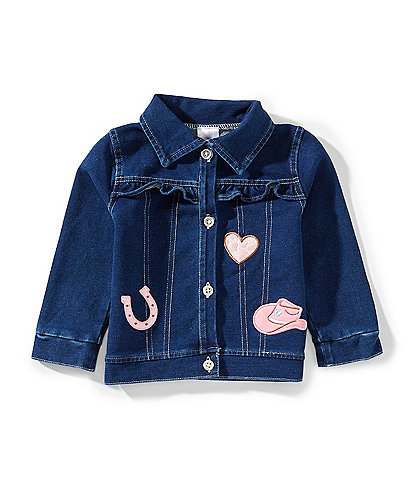 Baby Starters Baby Girls Western Denim Jacket
