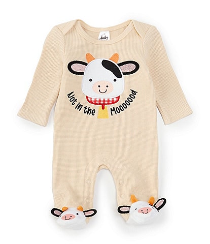Baby Starters Baby Newborn-9 Months Farm Print Footed Coverall