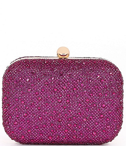 Badgley Mischka Celest Crystal Mini Minaudiere Clutch