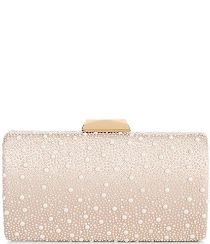 Badgley Mischka Jewel Badgley Mischka Avery Cabochon Bead Minaudiere Bag