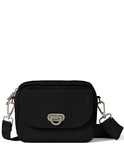 Baggallini Coastal Flip Lock Collection Camera Crossbody Bag