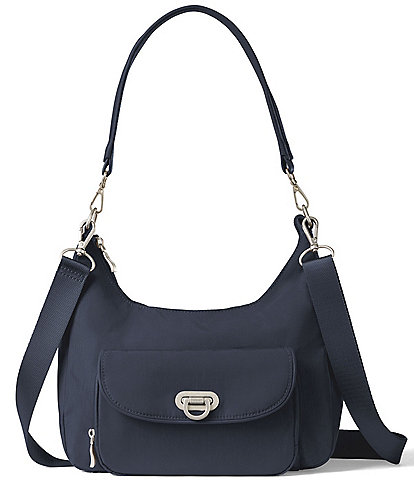 Baggallini Coastal Flip Lock Half Moon Bag