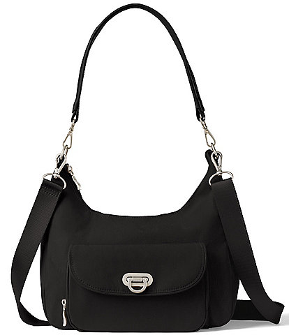 Baggallini Coastal Flip Lock Half Moon Bag