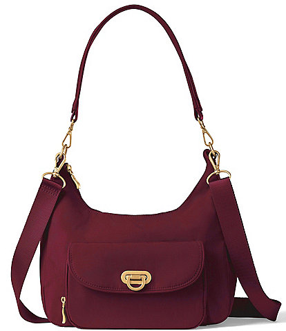 Baggallini Coastal Flip Lock Half Moon Bag