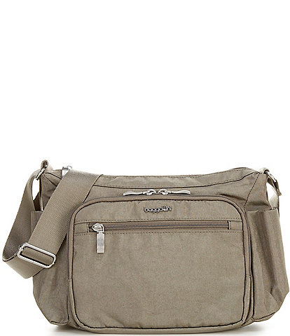 Baggallini Crosstown Hobo Nylon Crossbody